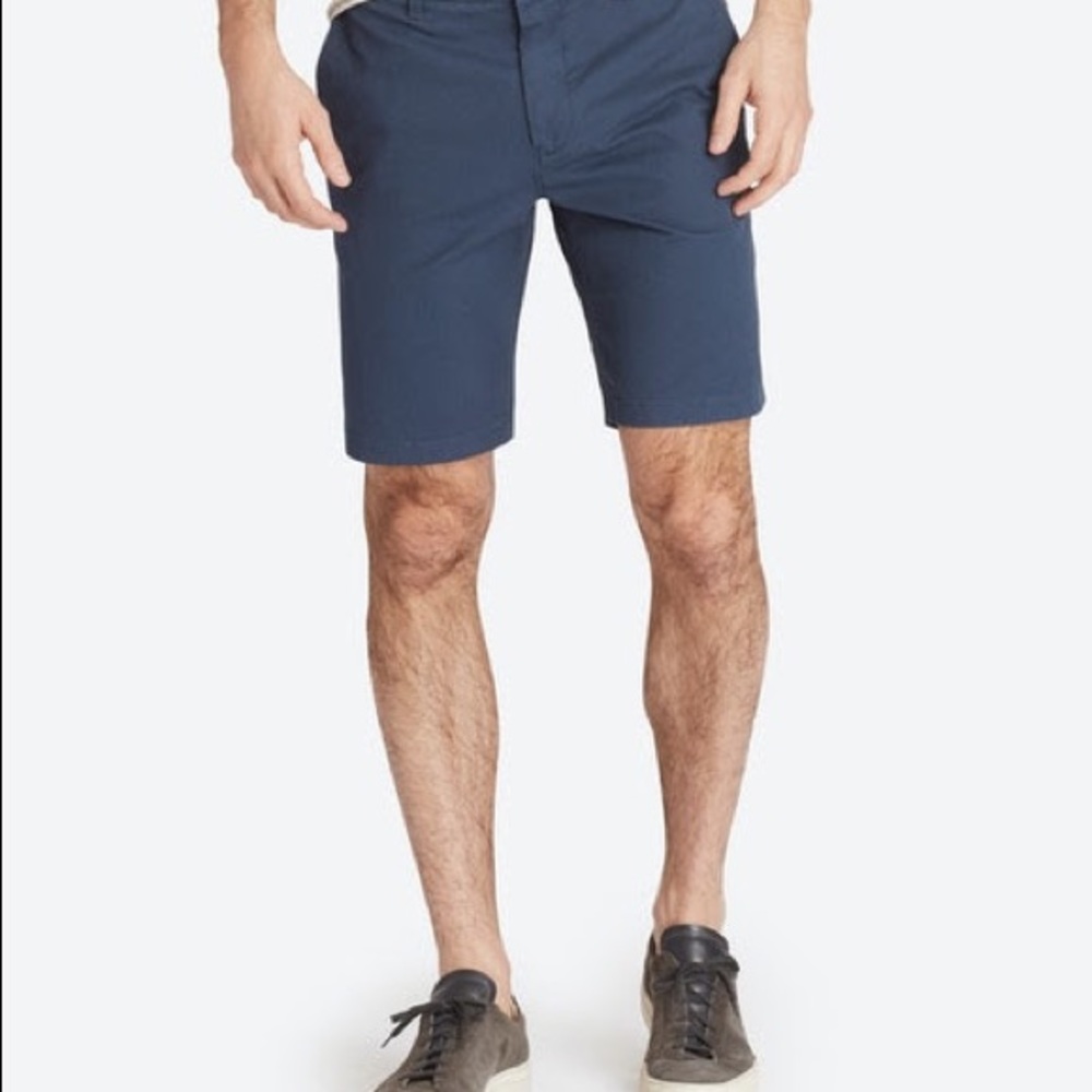 Bonobos Stretch Washed Chino Shorts (40” x 9” Coastal Slate)